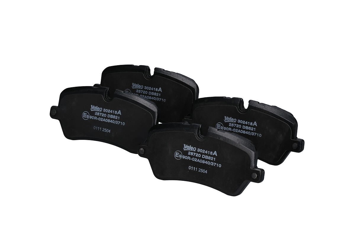 Jeu de 4 plaquettes de frein VALEO ref. 302415A